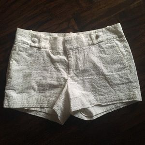 Cute Banana Republic White Eyelet Shorts